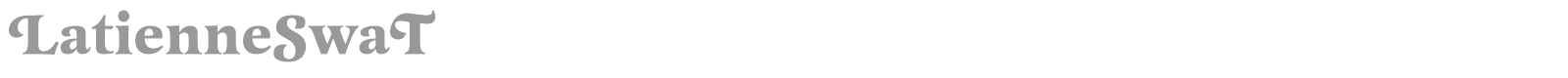 LatienneSwaT font preview